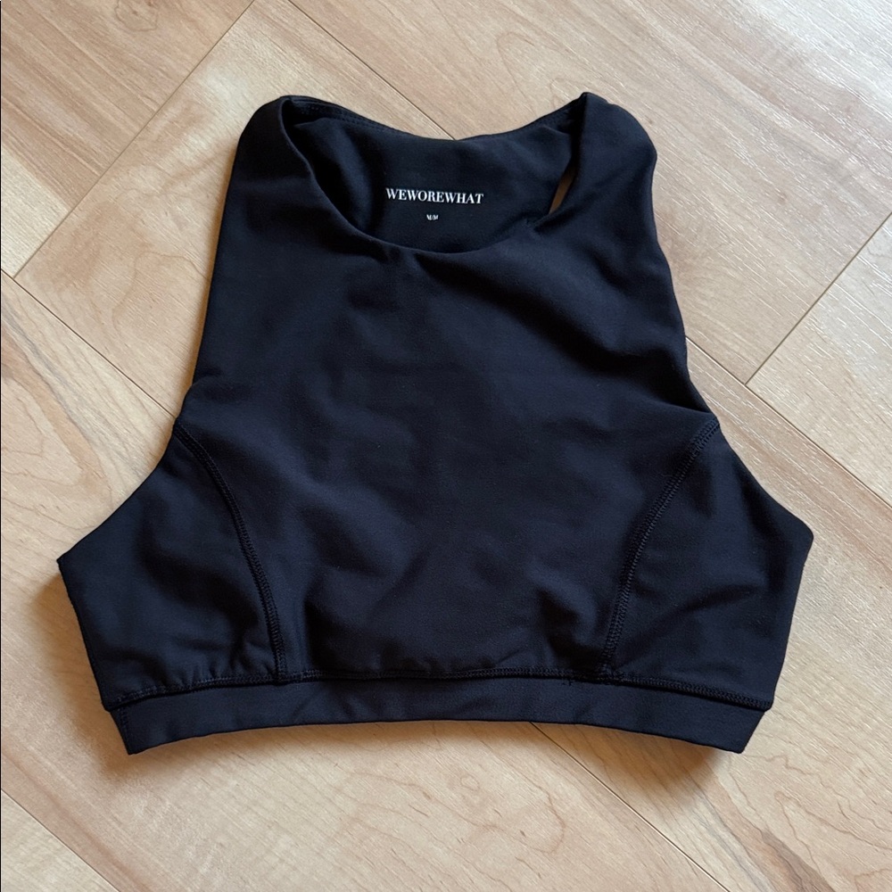 WeWoreWhat Racerback Bra, Size Medium